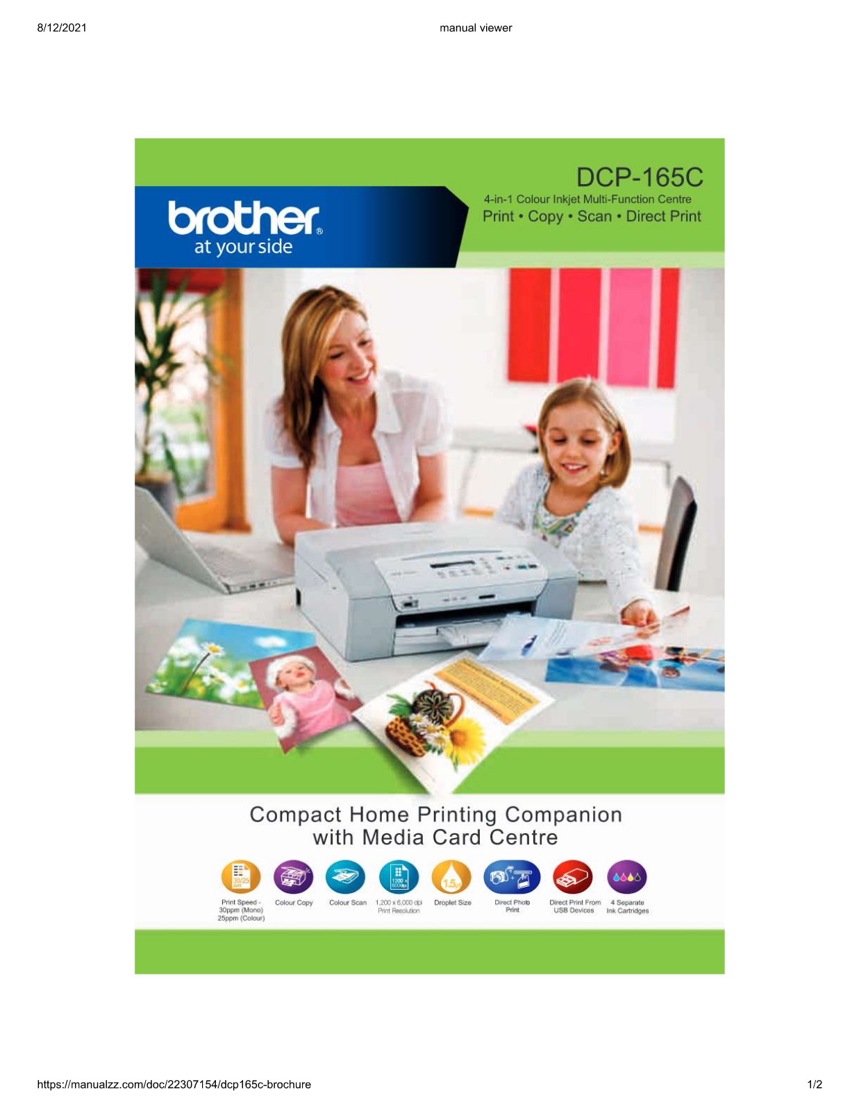 Brother DCP-165C Datasheet