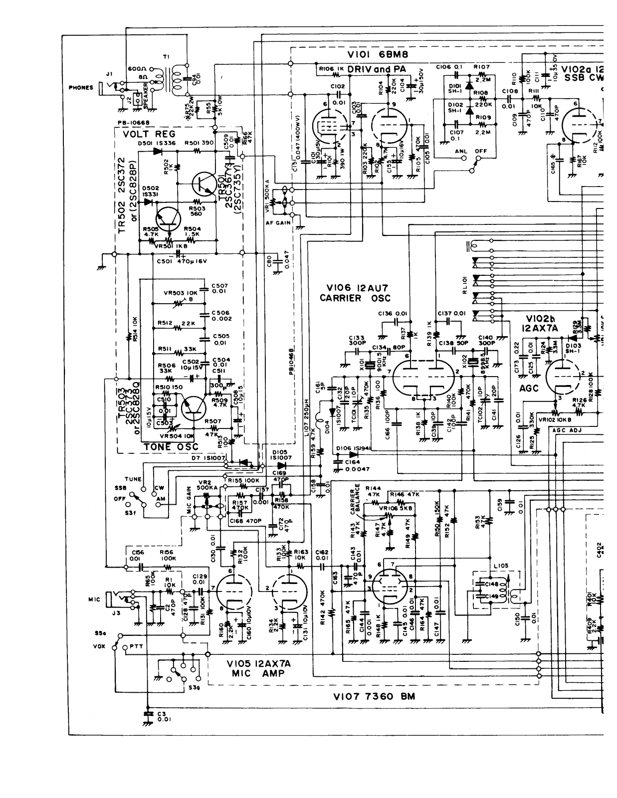 Henry Radio Tempo one Cirquit Diagram