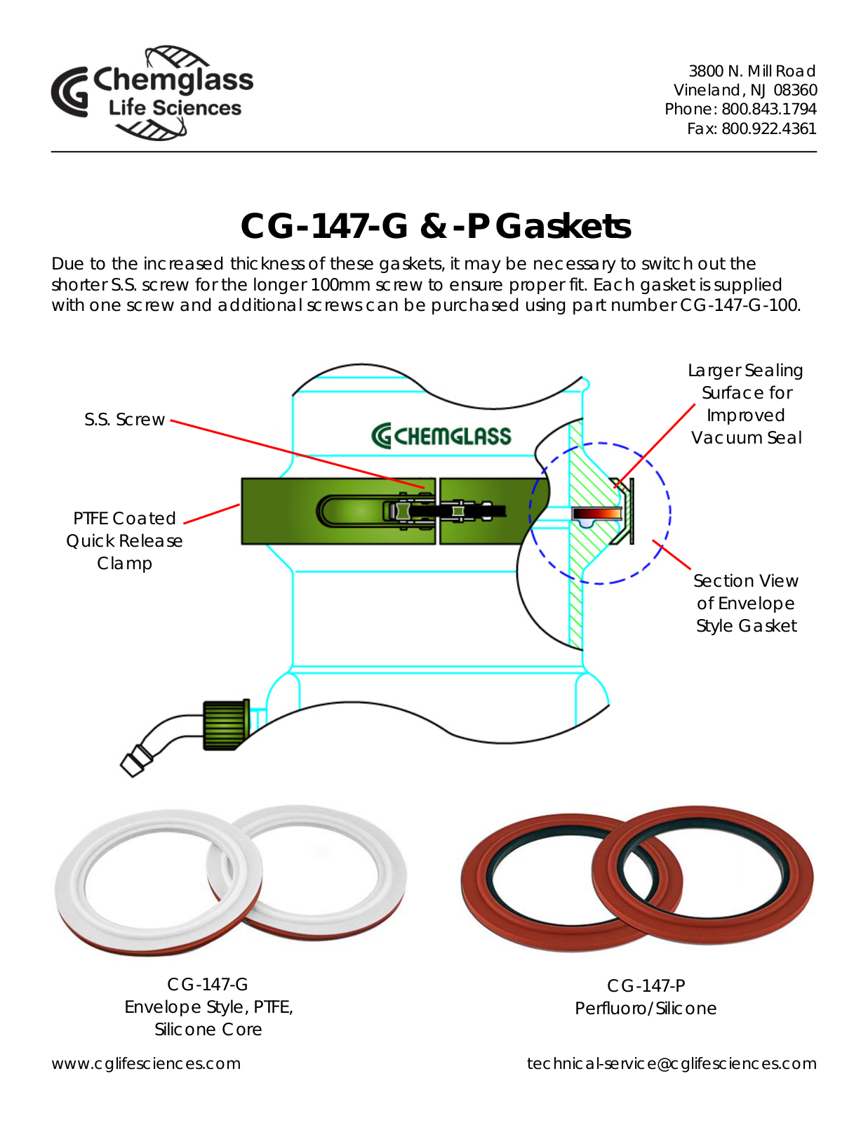 Chemglass CG-147-P User Manual - ManualMachine.com