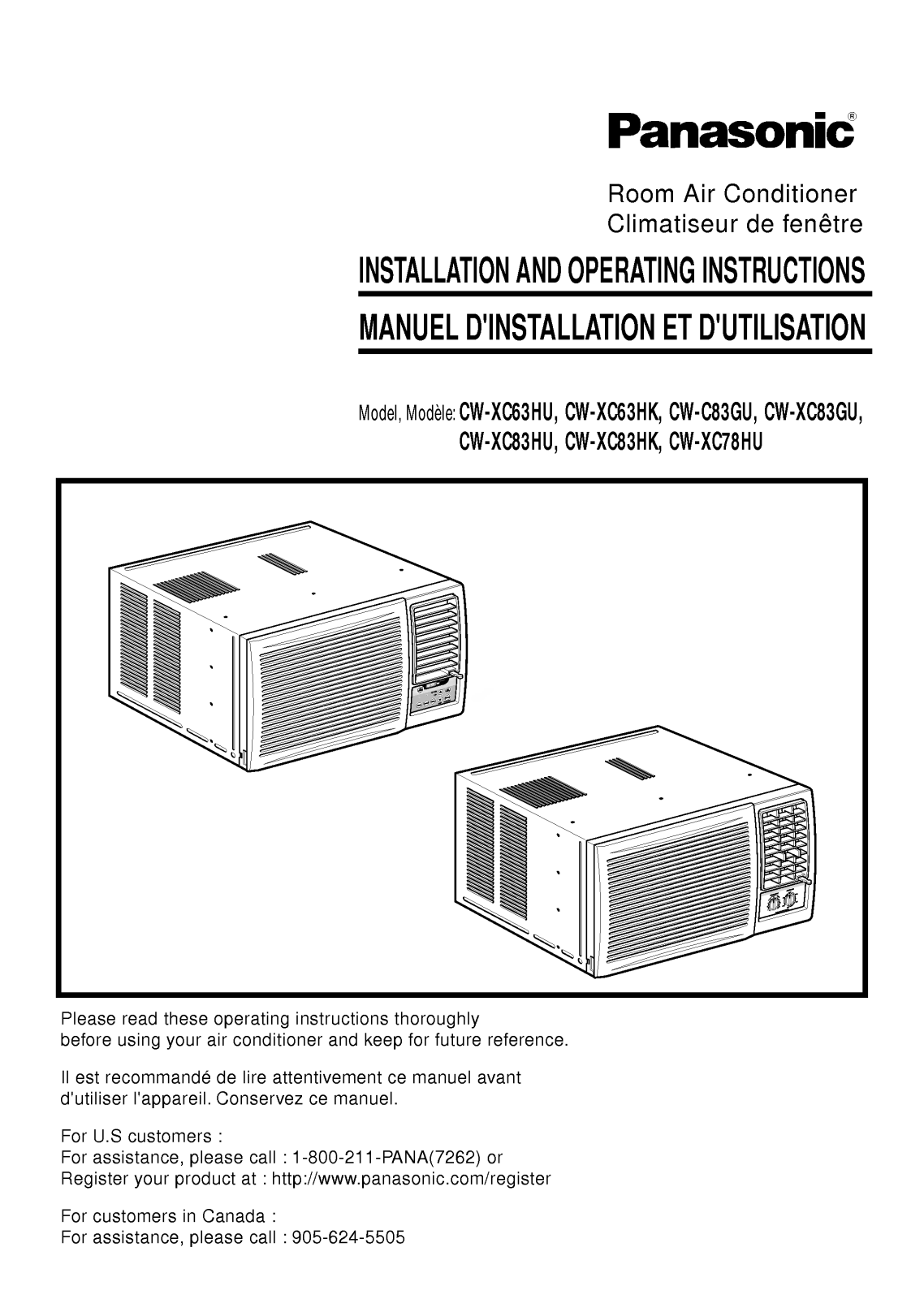 LG CW-XC83GU, CW-XC83HK, CW-XC78HU, CW-XC63HU, CW-XC63HK User Manual