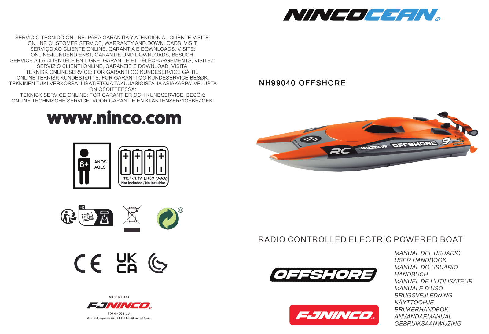 Ninco NH99040 User guide - ManualMachine.com
