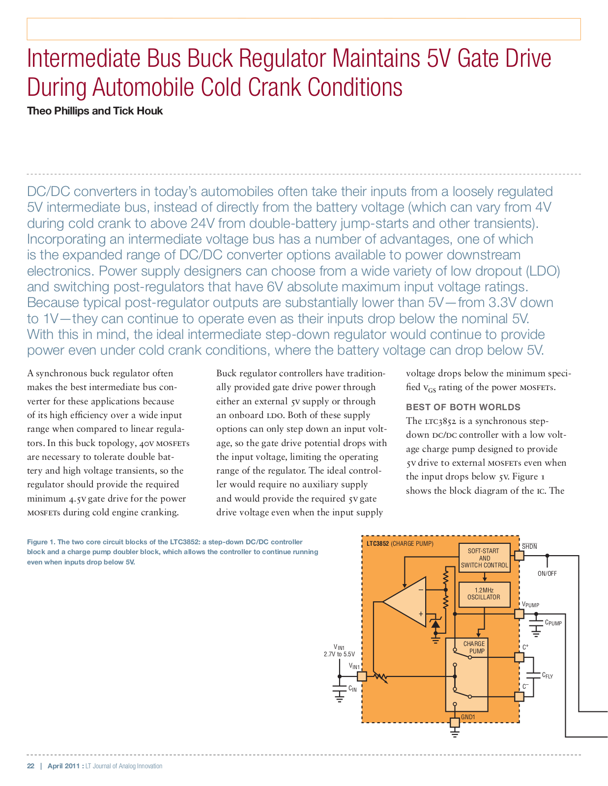 LINEAR TECHNOLOGY LTC3852 Technical data