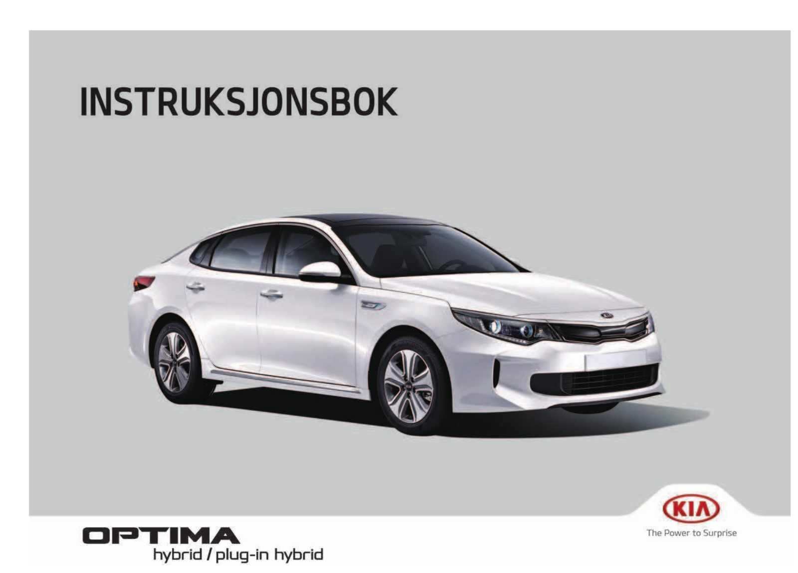 Kia Optima Hybrid 2018 Owner's Manual