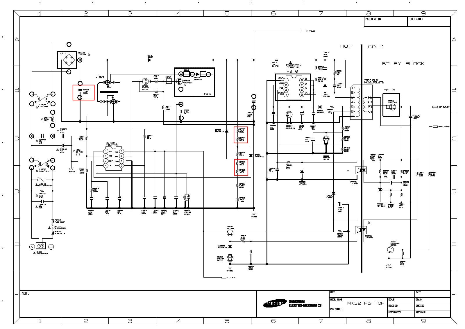 SAMSUNG BN44-00208A schematic