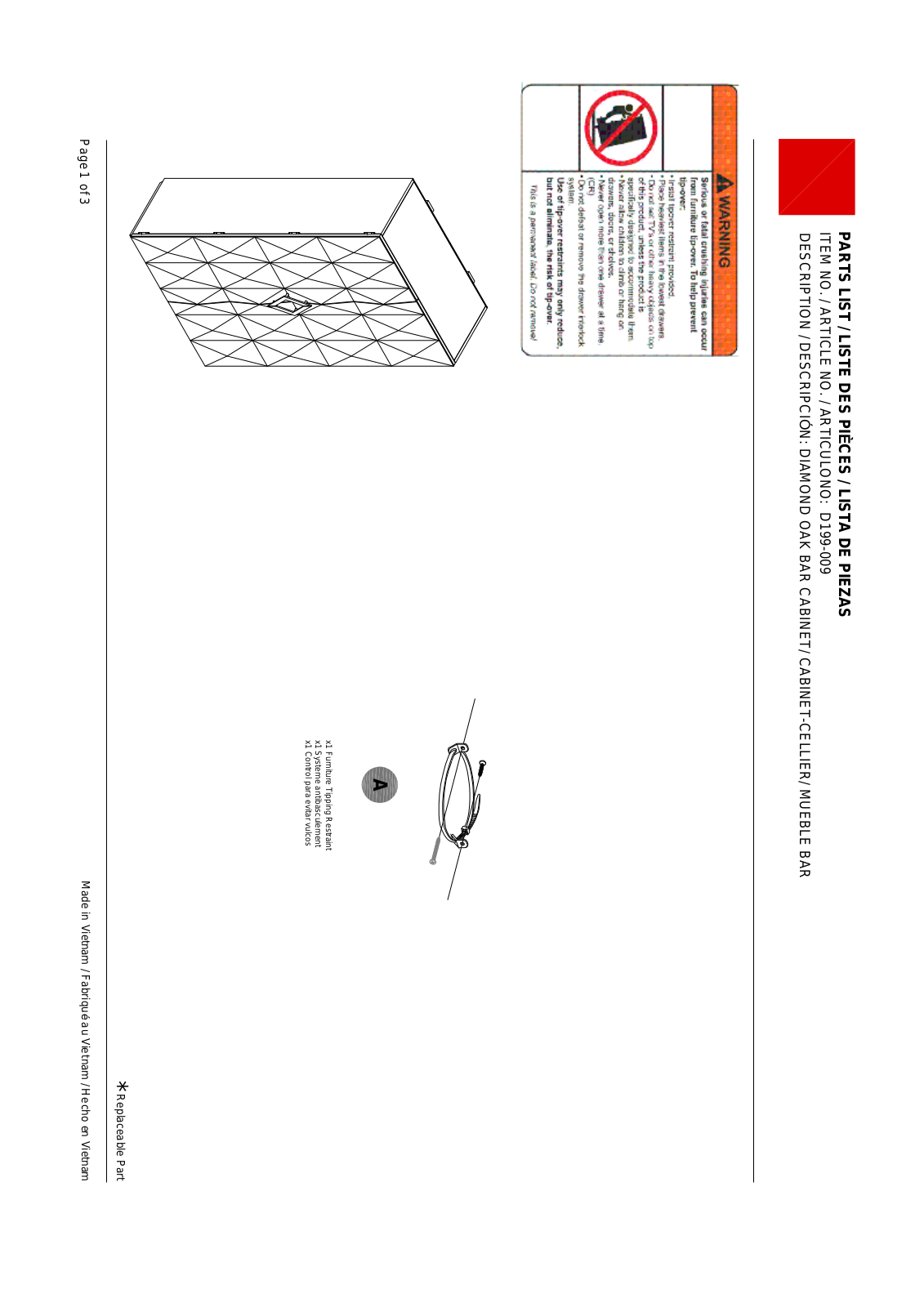 HomeFare D199009 Assembly Guide - ManualMachine.com