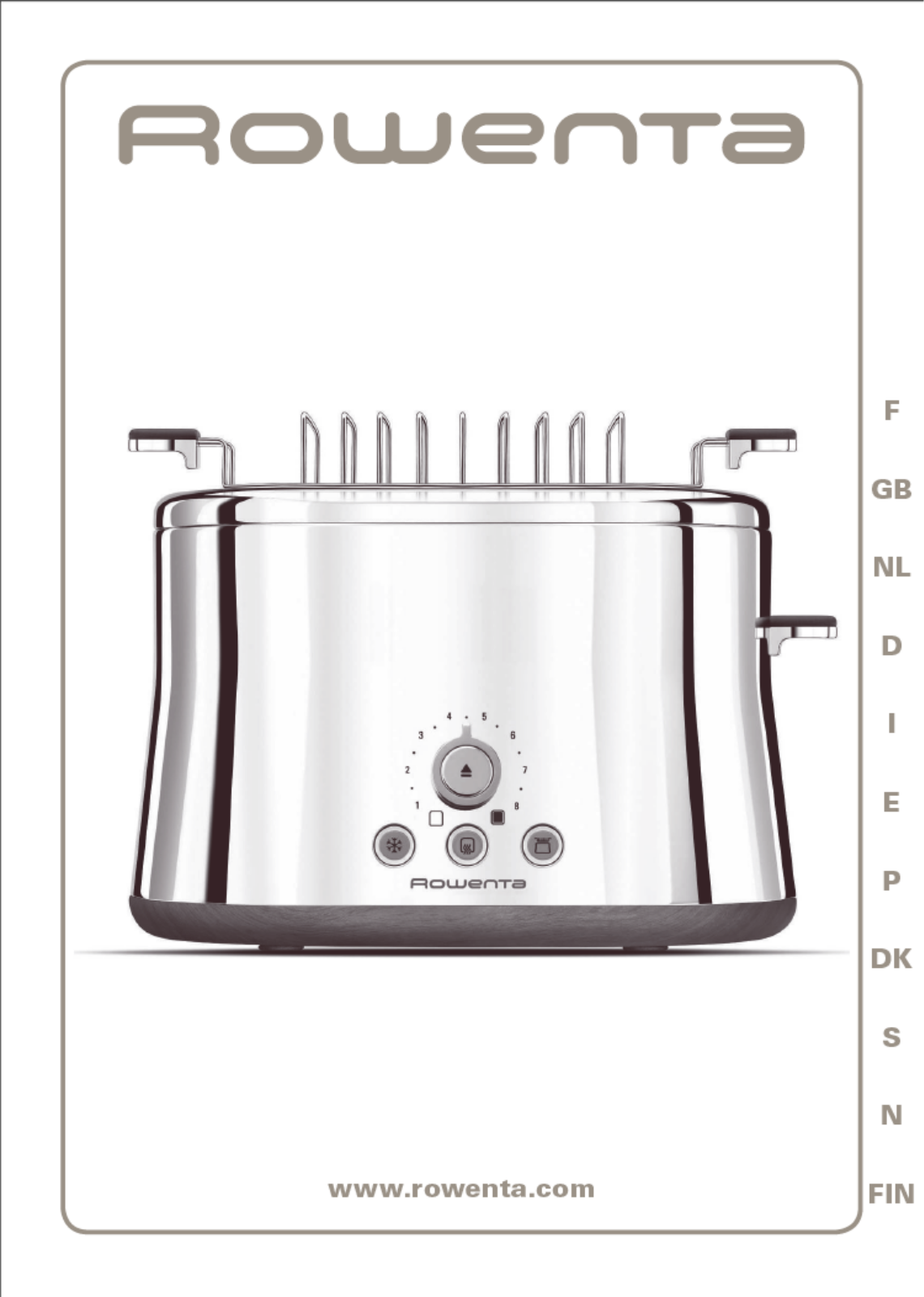 ROWENTA TT 7544 User Manual