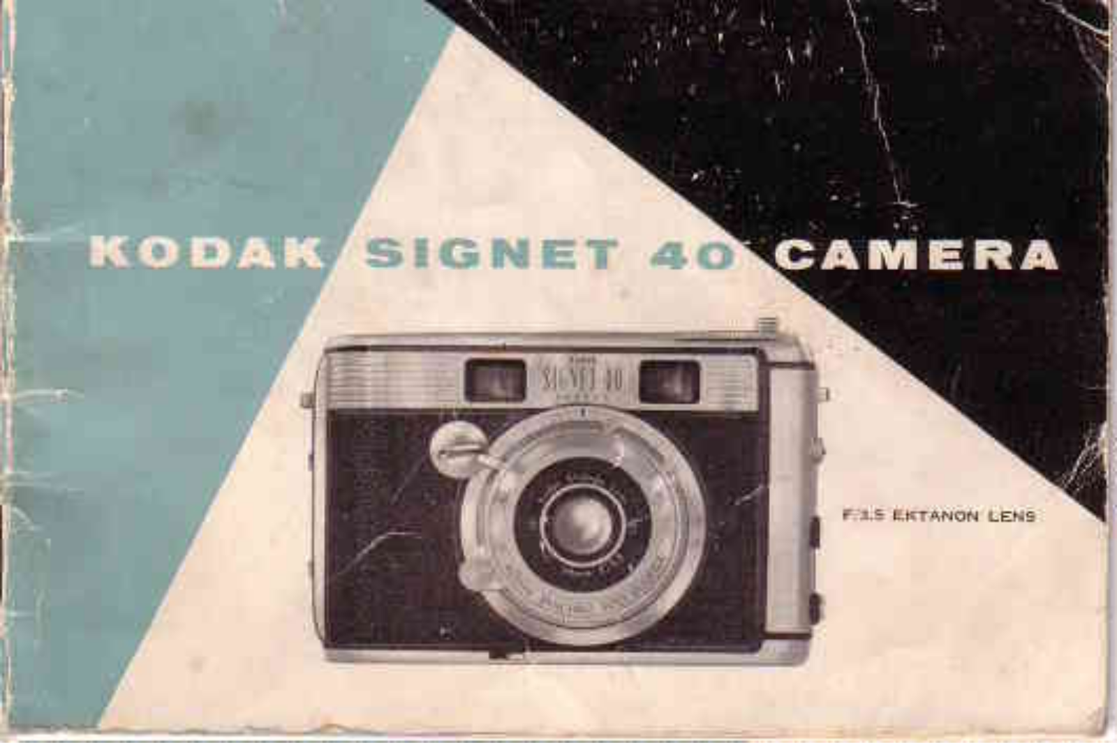 Kodak Signet 40 Instruction Manual - ManualMachine.com