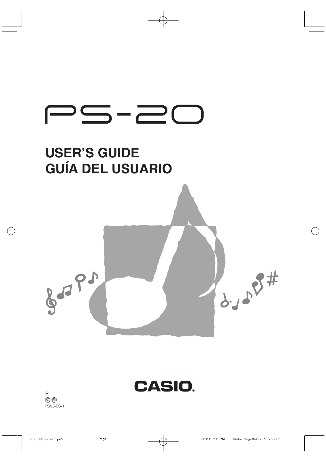 Casio PS20 User Manual