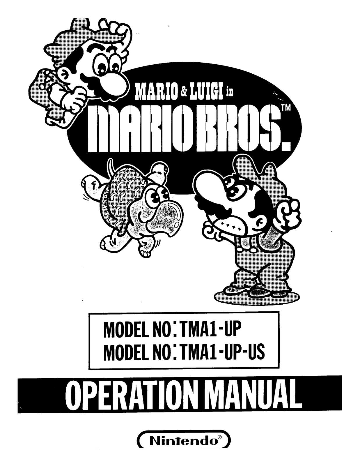 Nintendo Mario Brothers User Guide