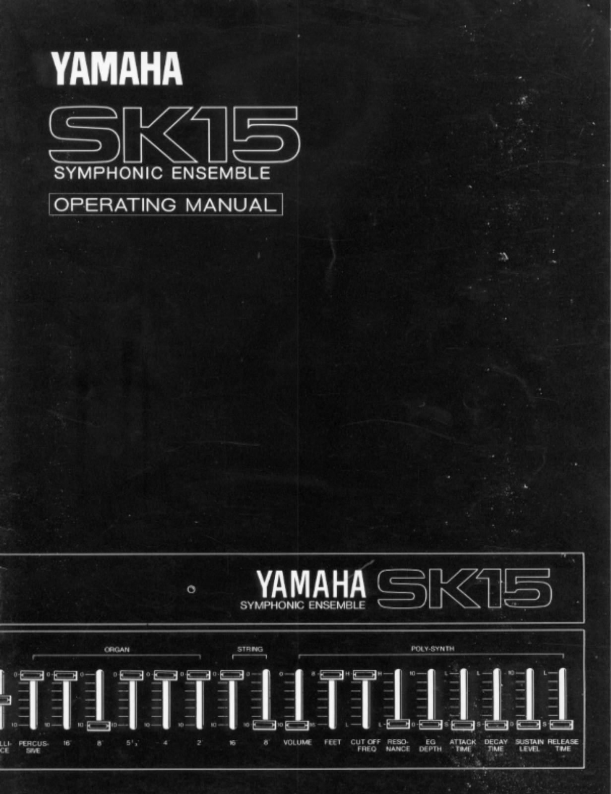 Yamaha SK15 User Manual