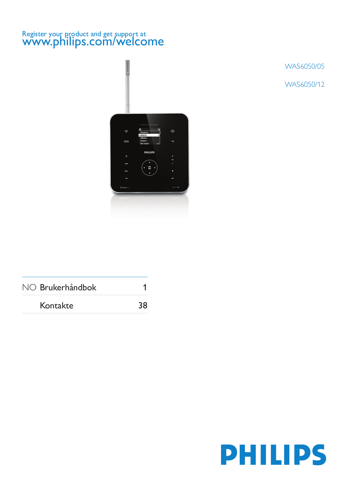 Philips WAS6050 User Manual