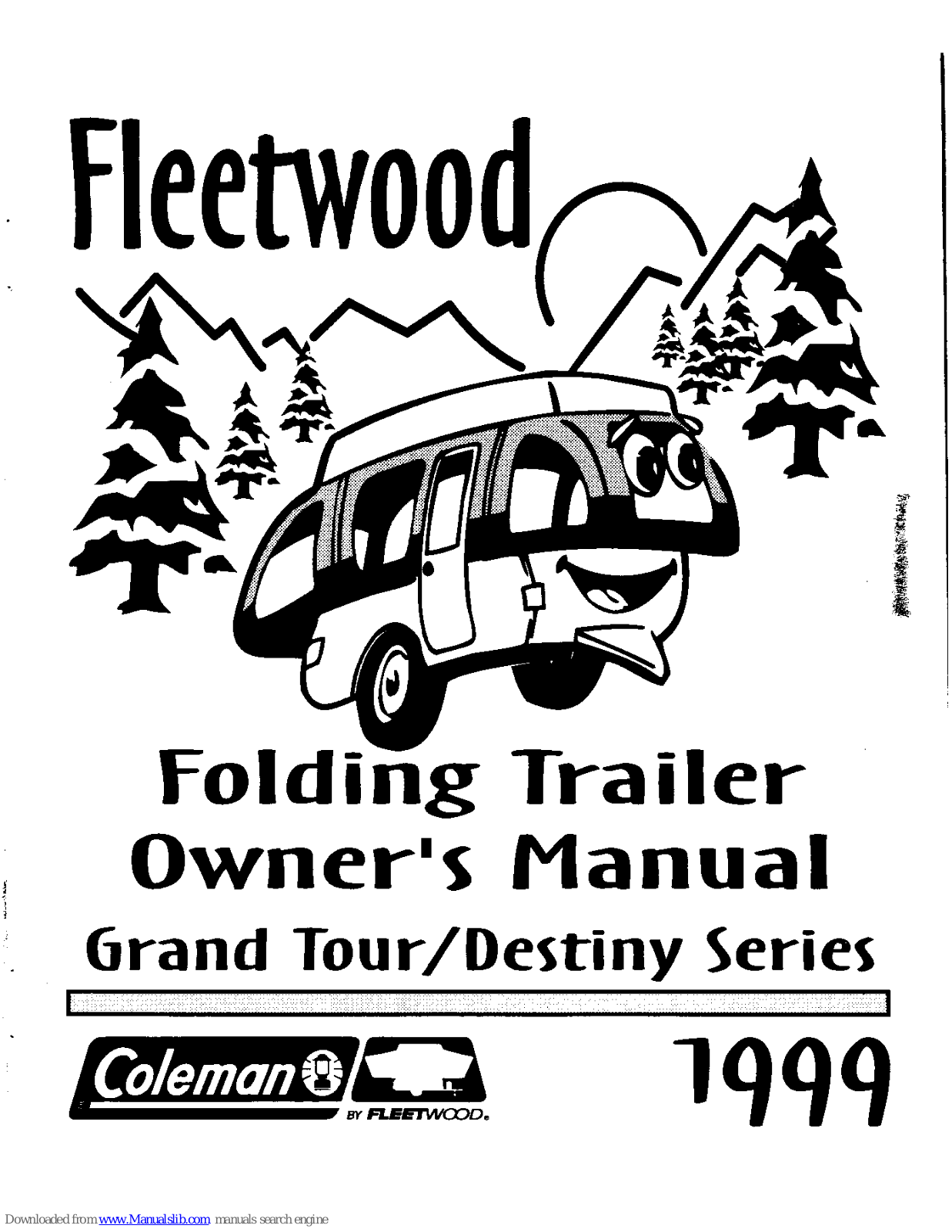 Fleetwood Grand Tour 1999 Series, Destiny 1999 Series Owner's Manual