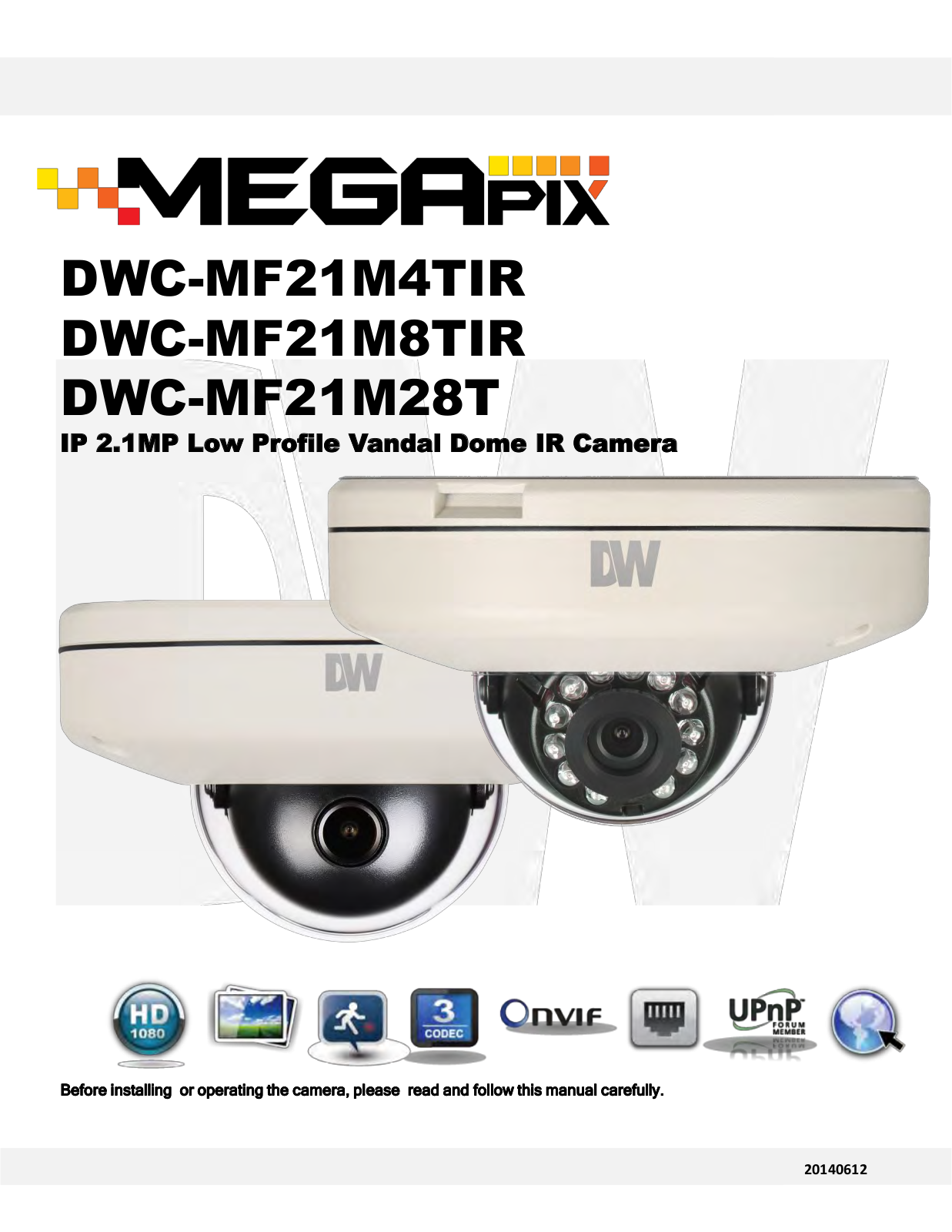 Digital Watchdog DWC-MF21M28T User Manual