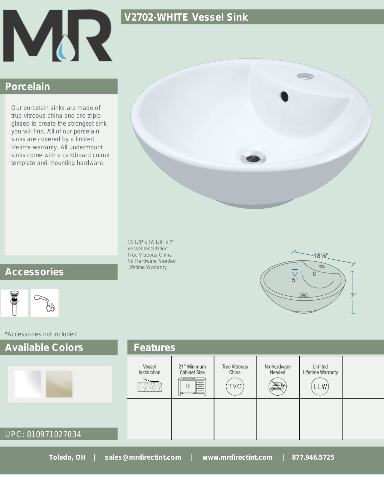 MR Direct MRDR1742 Specifications - ManualMachine.com