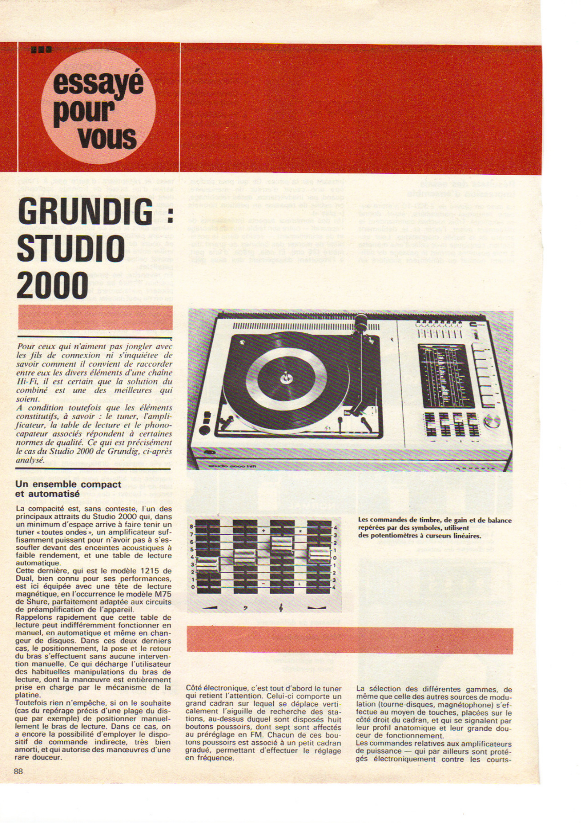 Grundig 2000 Schematic