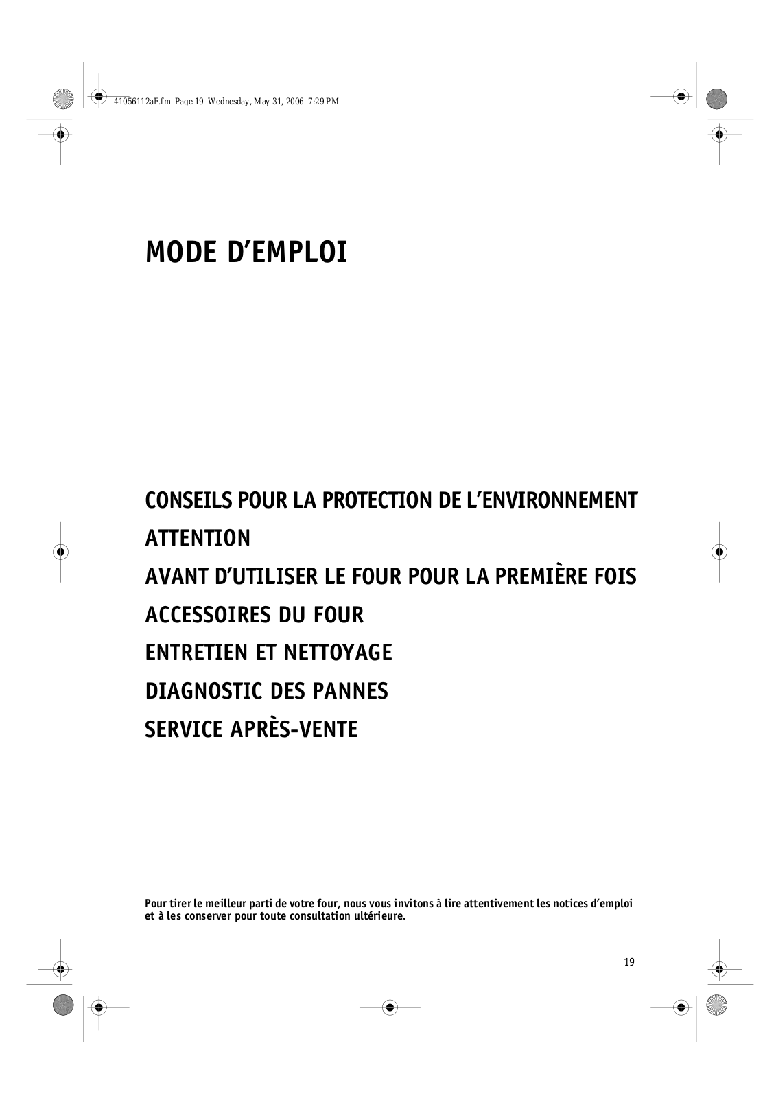 BAUKNECHT ESZ4463, ESN 6260-1 IN, ELZE 6160, ELZ 6160-IN-01, ELZM 6160 User Manual