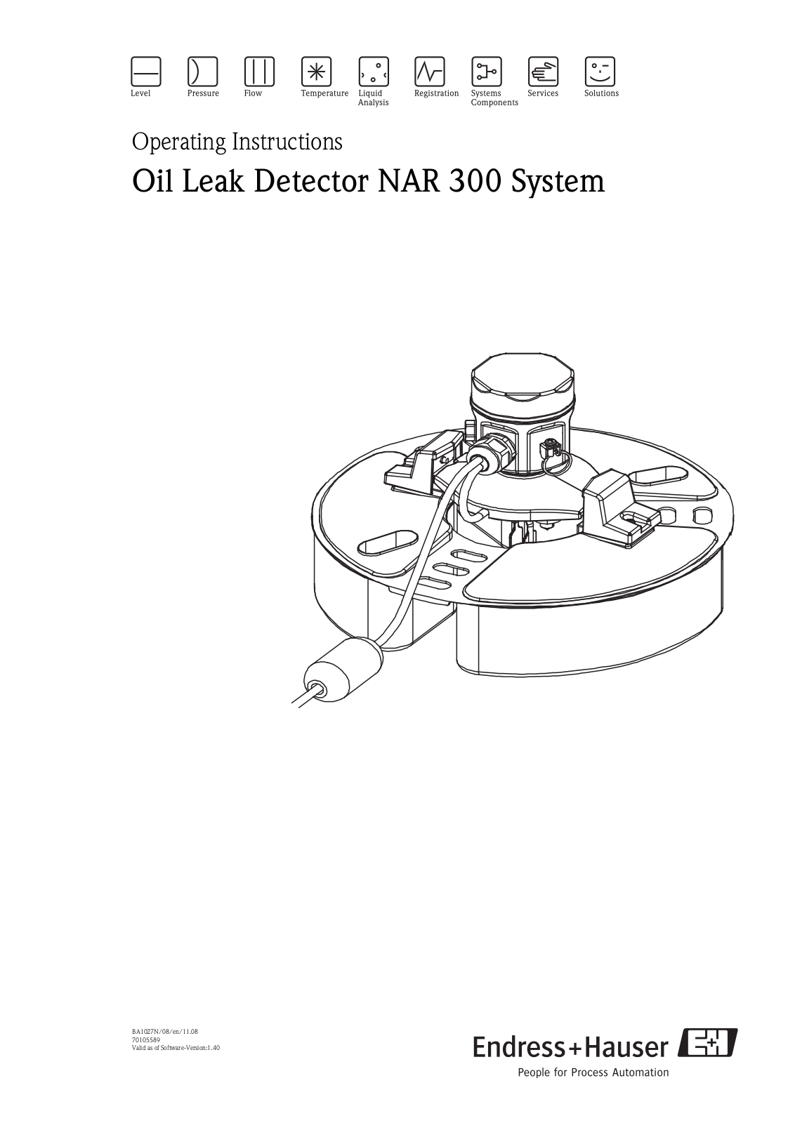 Endress+Hauser NAR 300 S Operating Instructions Manual