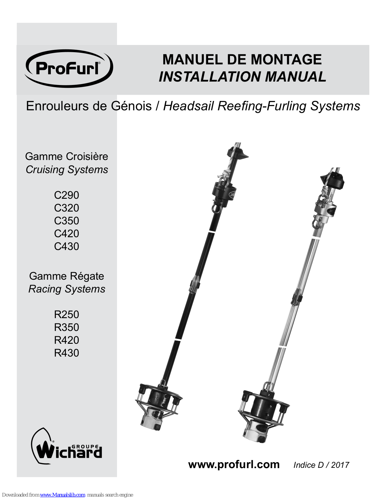 ProFurl C290, C320, C350, C430, C420 Installation Manual