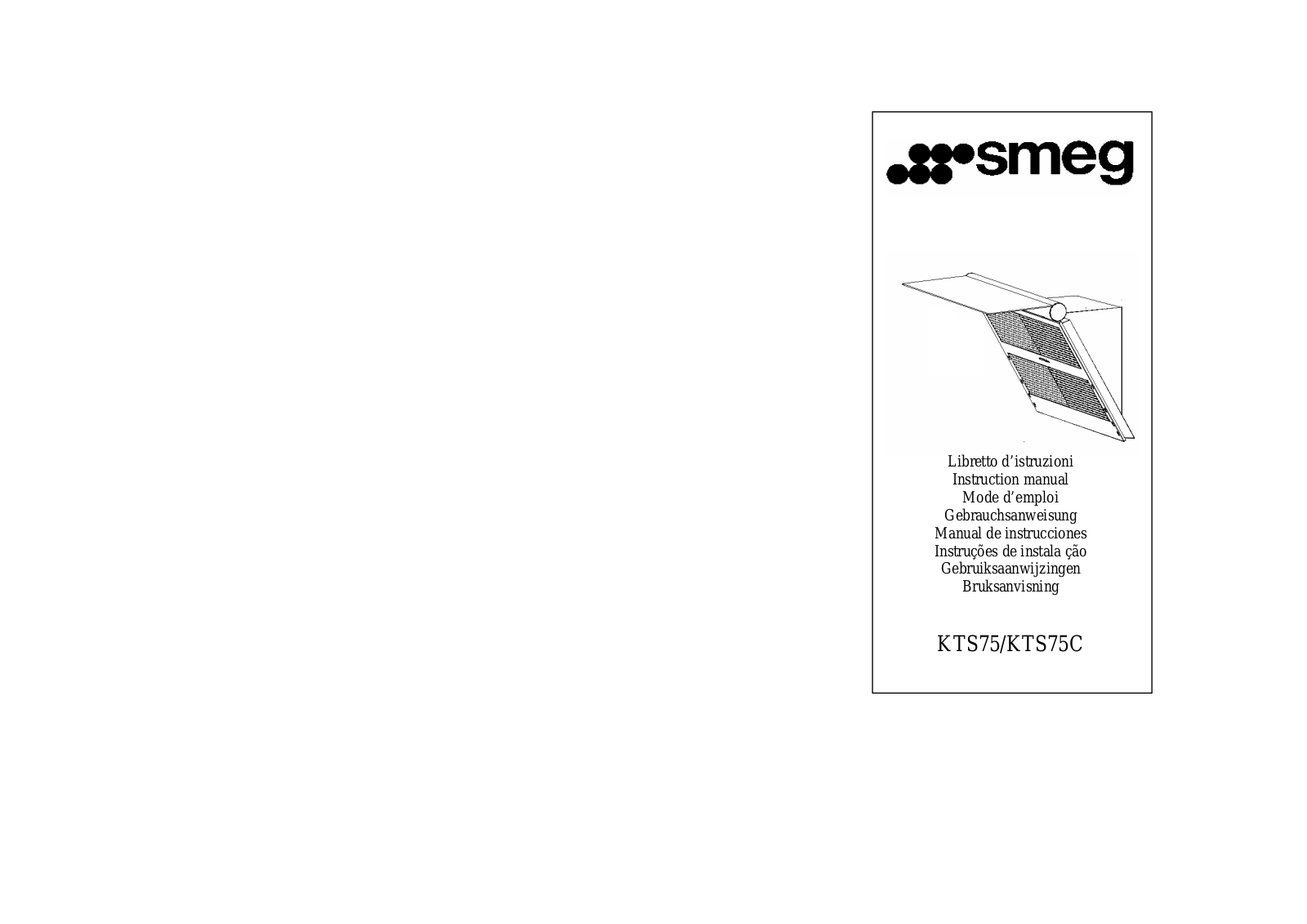 Smeg KTS75BC User manual