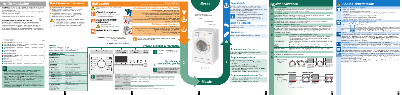 Siemens WS12X462BY User Manual