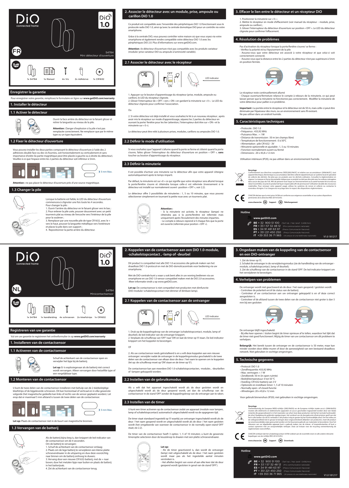 DiO 54784 User manual