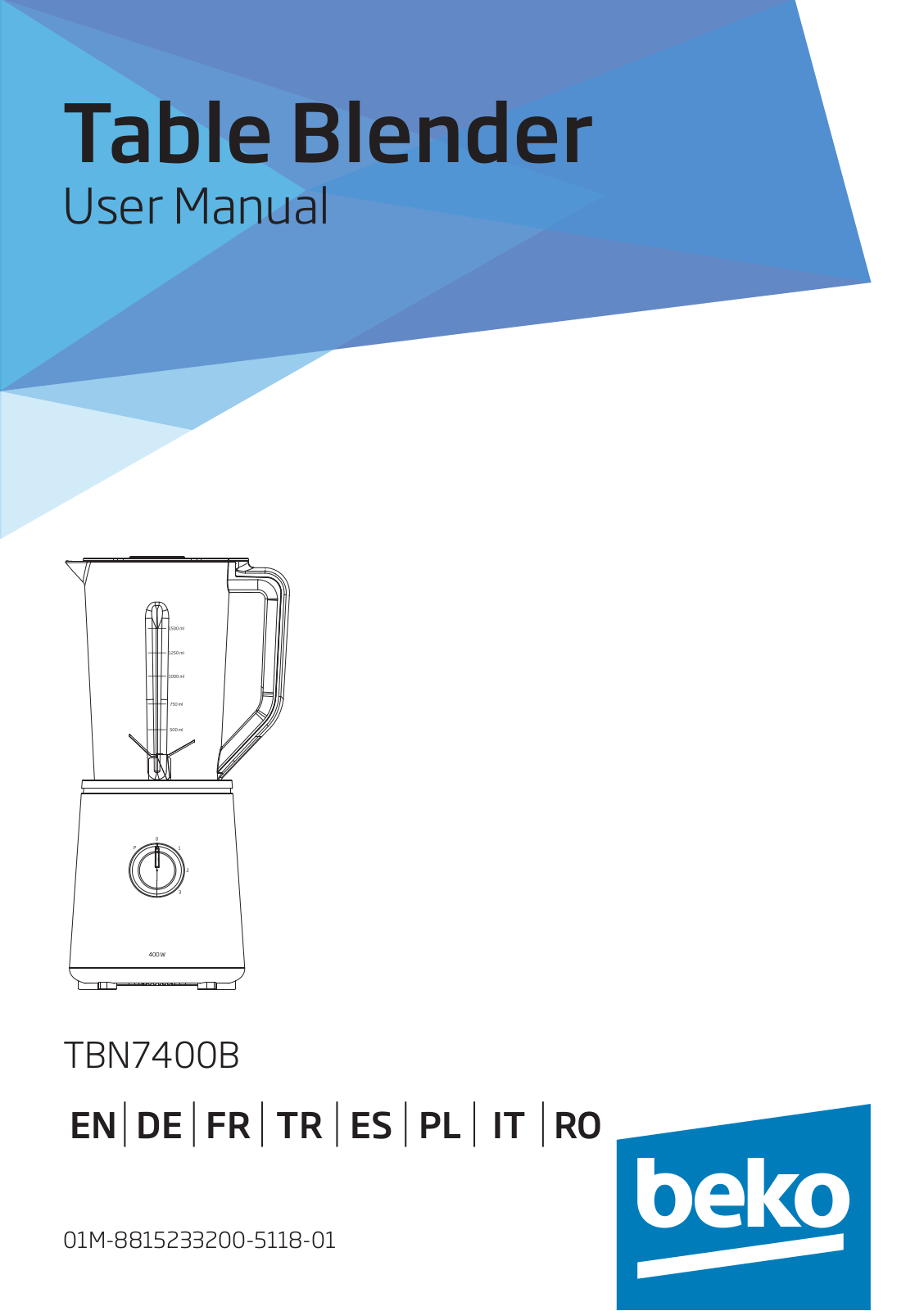 Beko TBN7400B User manual