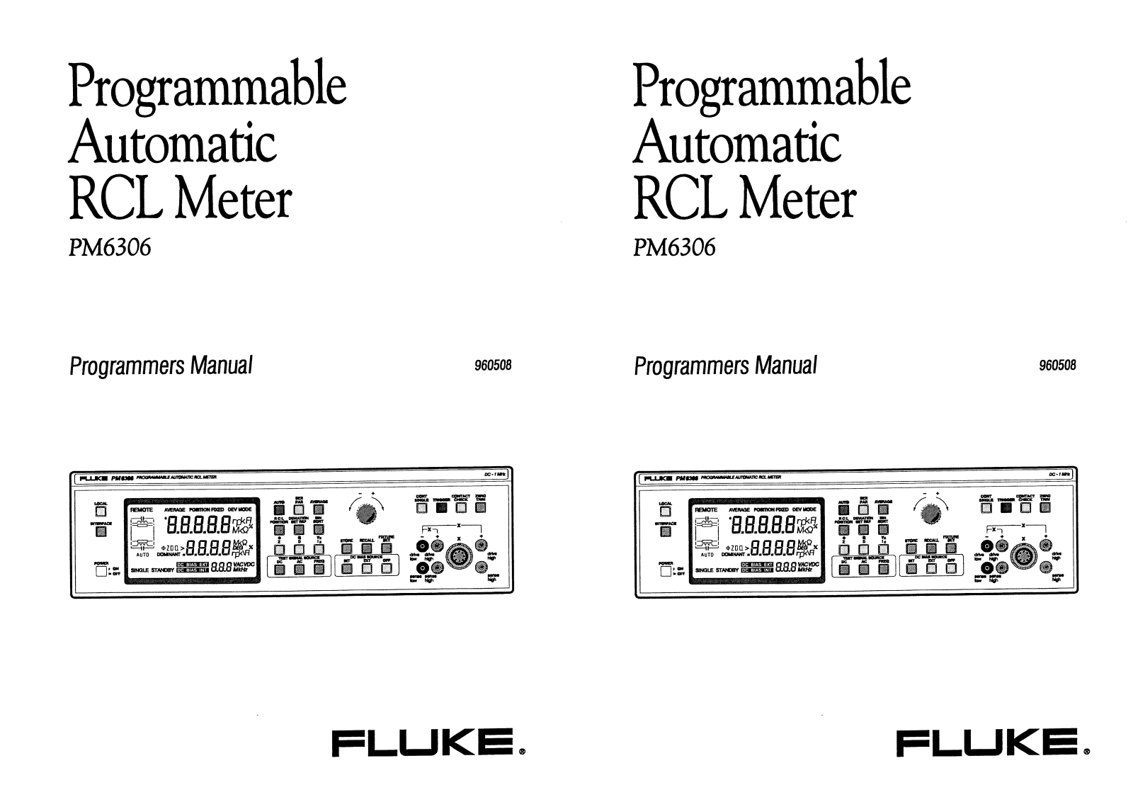 Fluke PM6306 Programmer