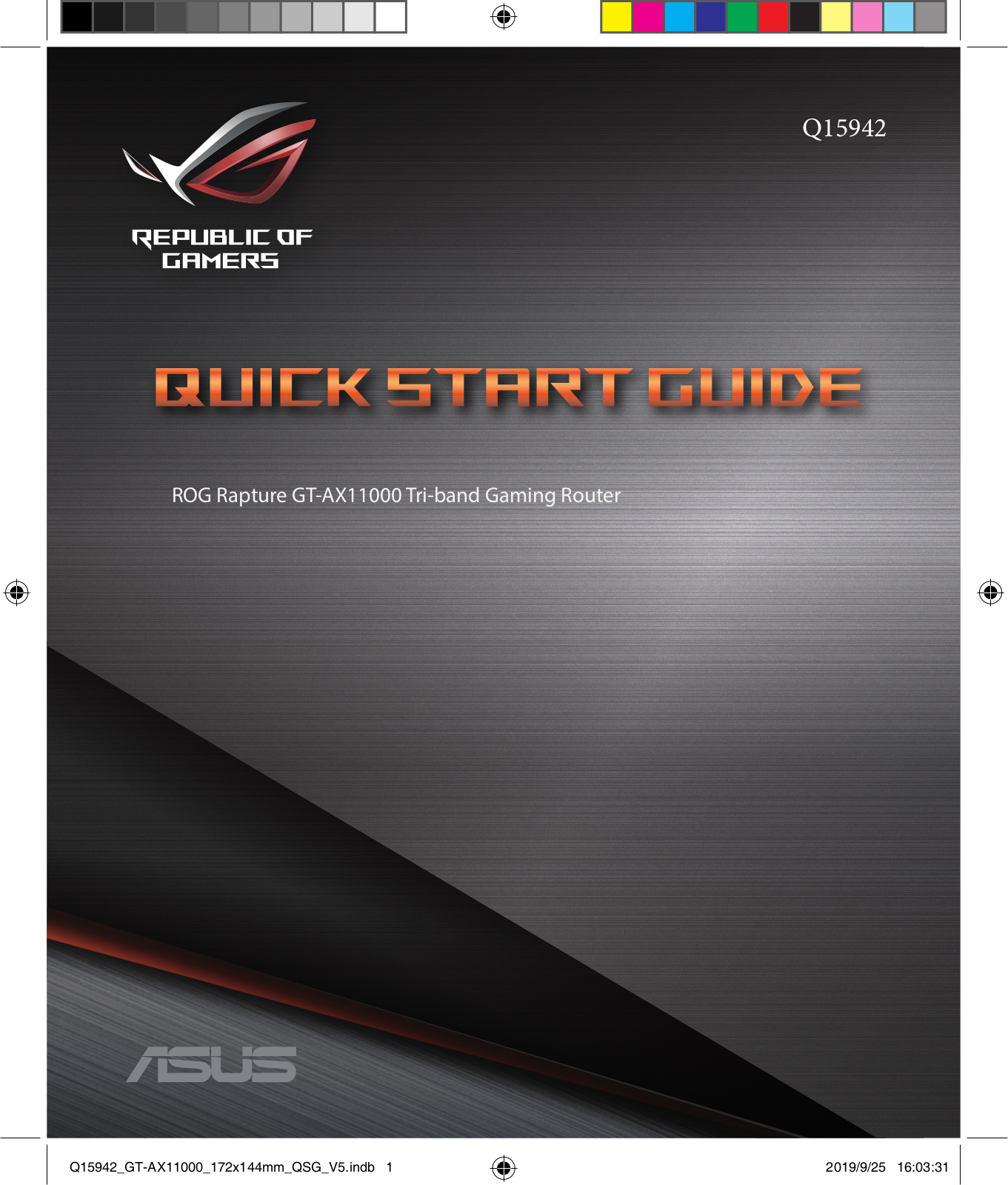 Asus 90IG04H0-MU9G00 Quick Start Guide