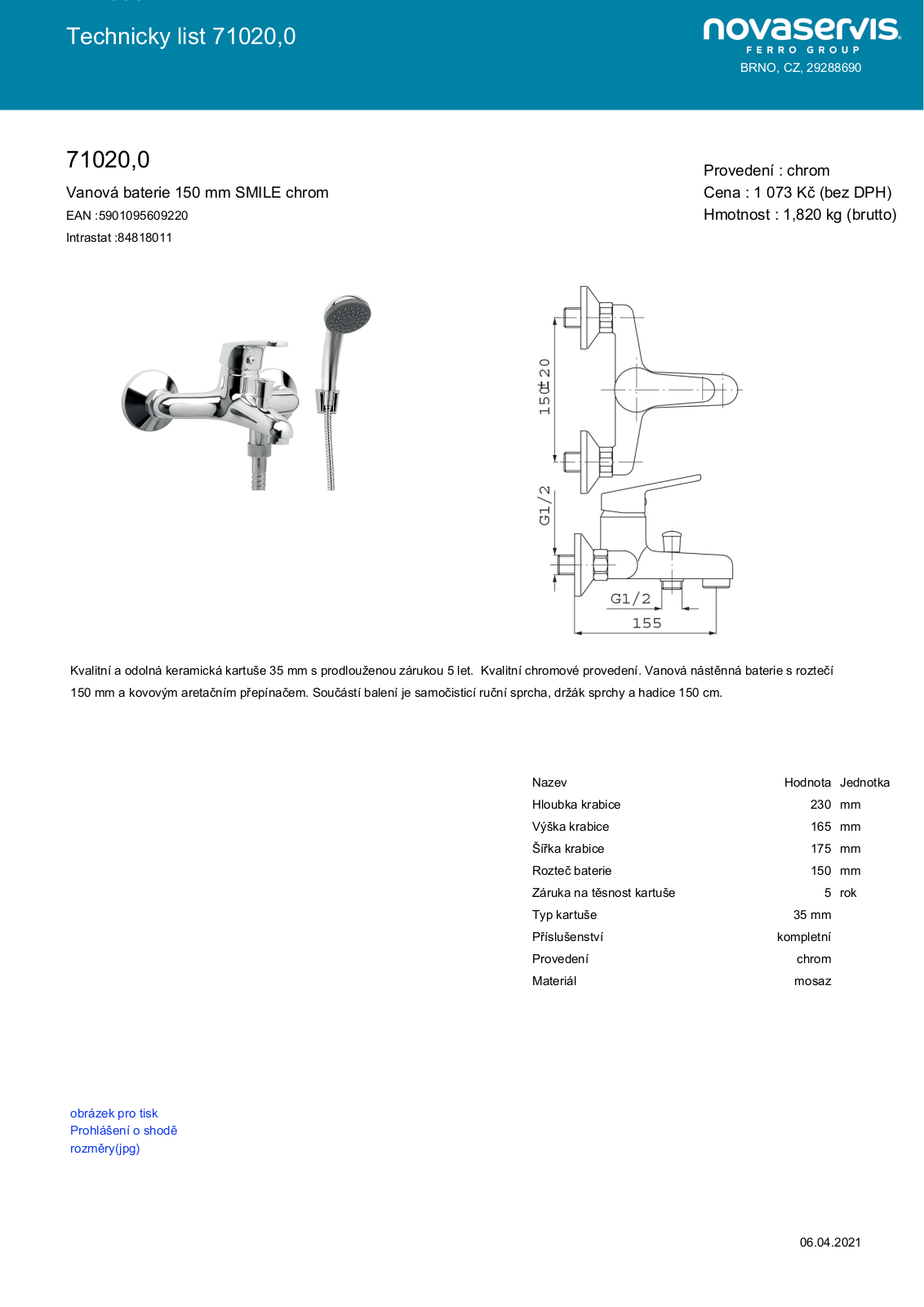 Novaservis 71020.0 User guide - ManualMachine.com