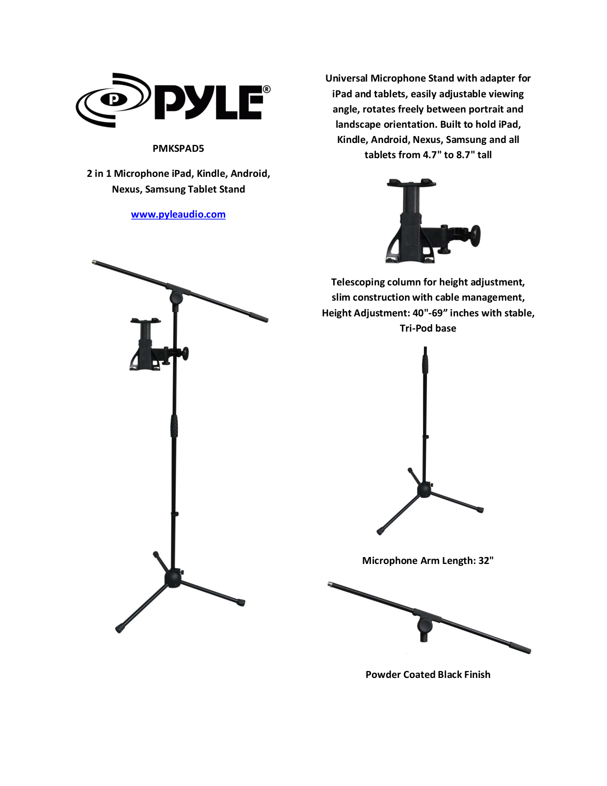 Pyle PMKSPAD5 User guide - ManualMachine.com