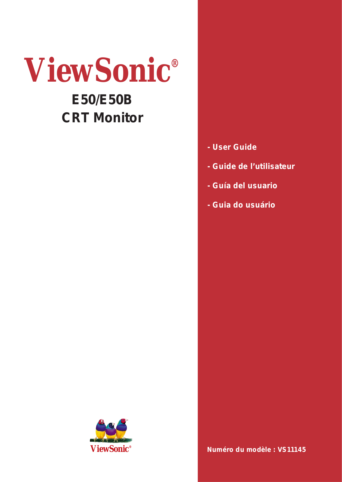 ViewSonic VS11145 User Manual