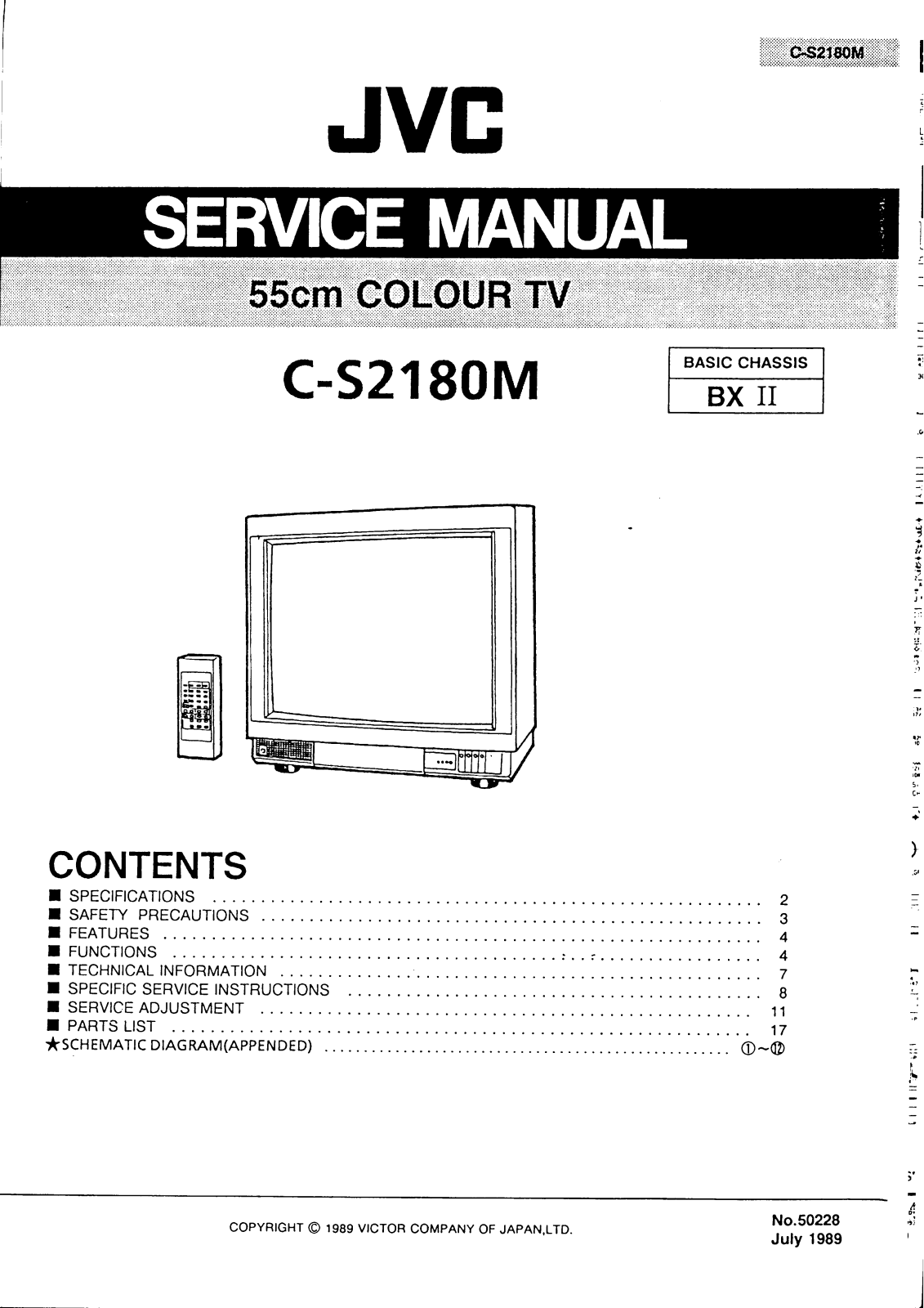 JVC C-S2180M Service Manual