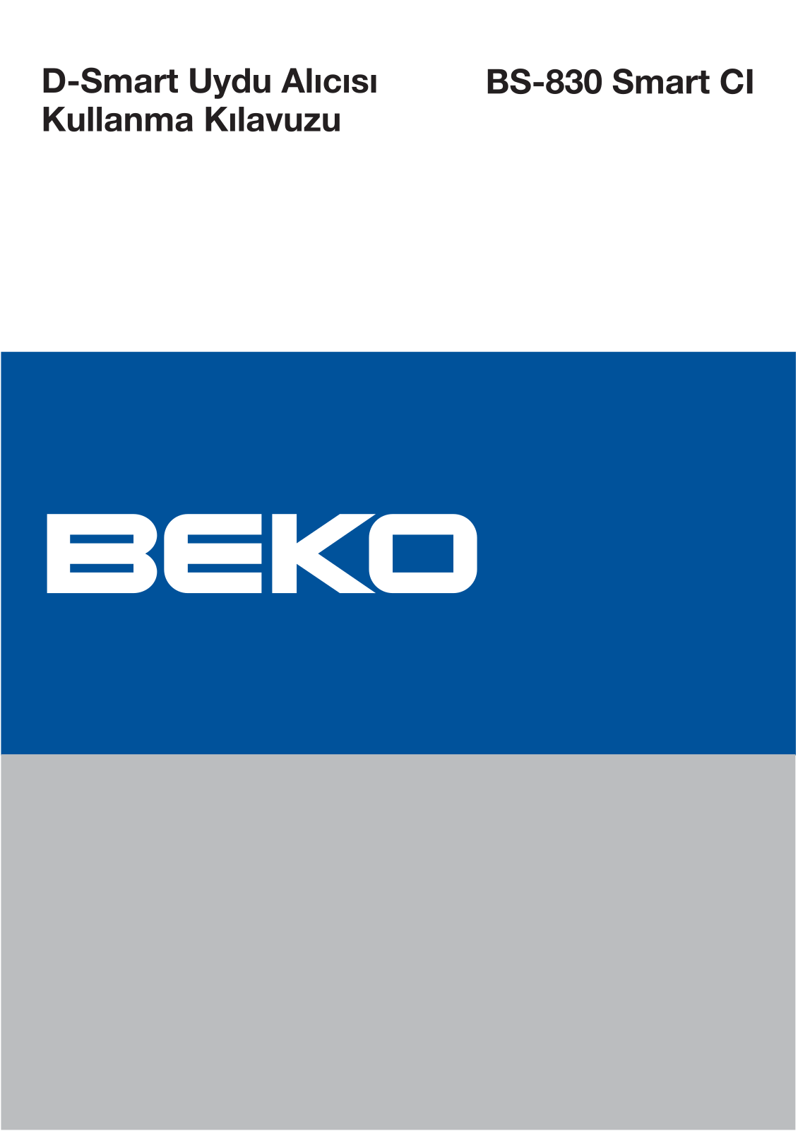 Beko BS-830 SMART CI Manual