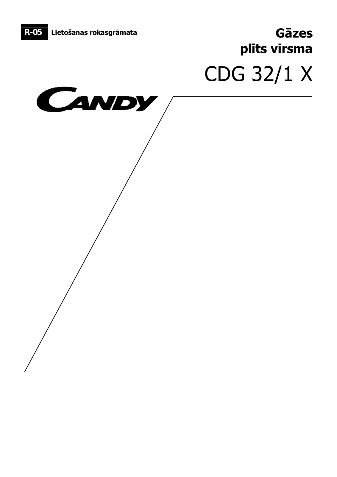 Candy CDG31 User Manual