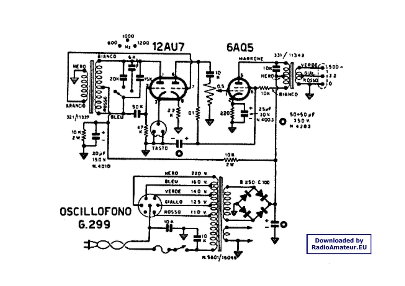 Pozosta G 299 Acc Schematic