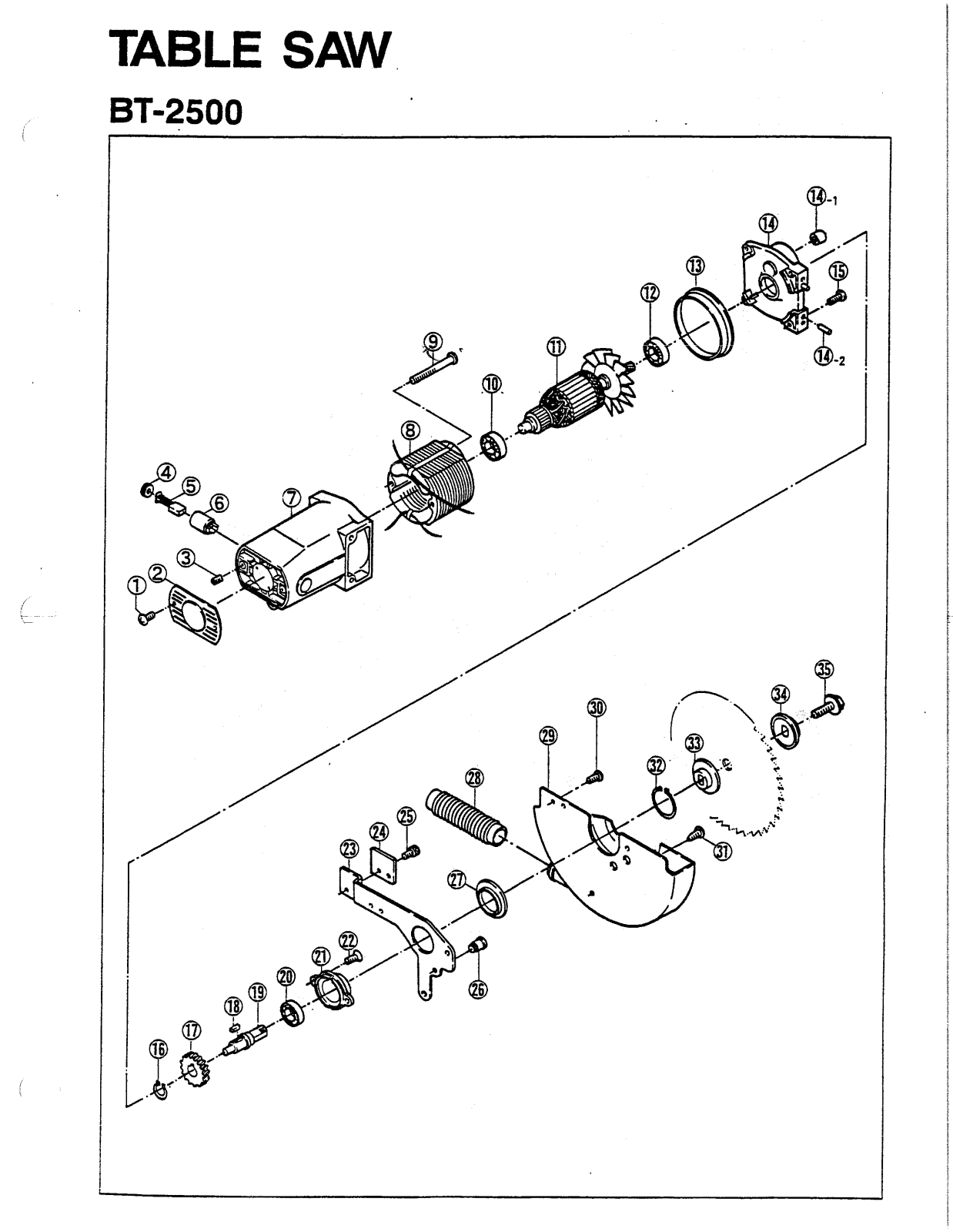 Ryobi BT2500 User Manual