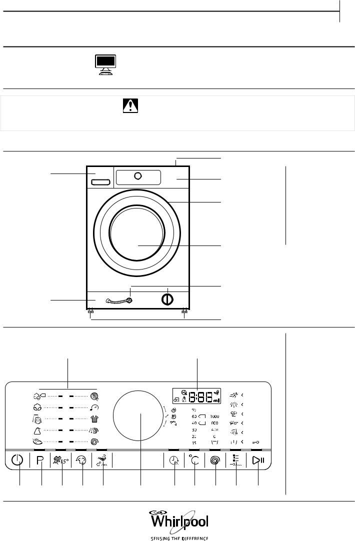 WHIRLPOOL FSCR 80411 Daily Reference Guide