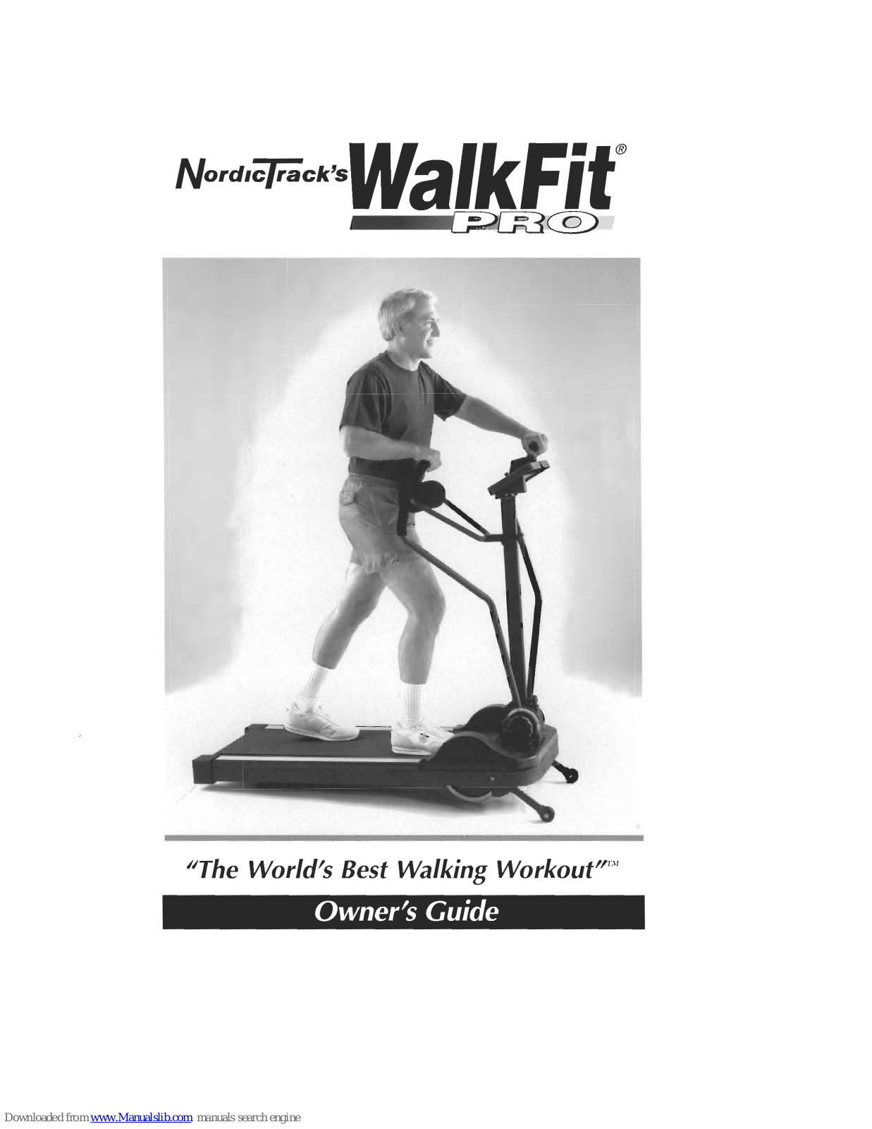 NordicTrack WalkFit PRO Owner's Manual