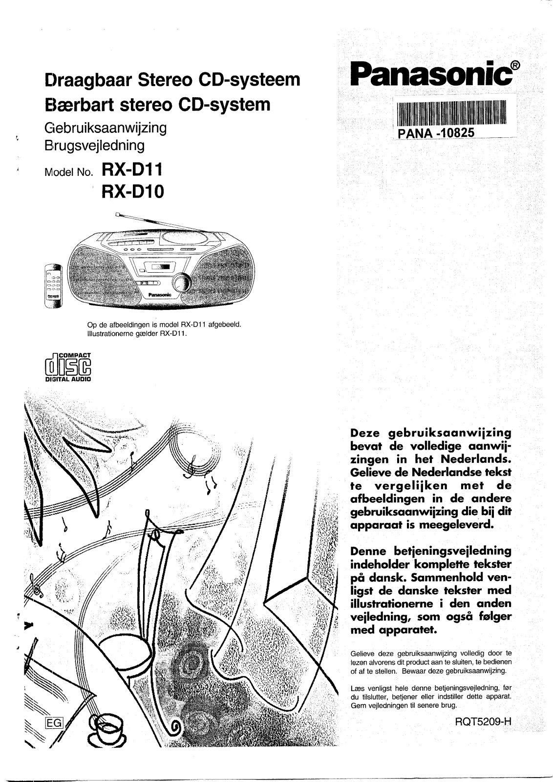 Panasonic RX-D11, RX-D10 User Manual