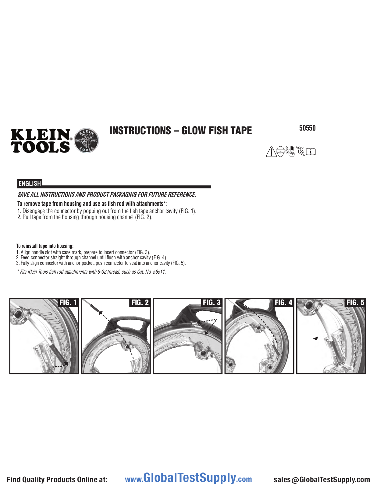 Klein Tools 50550 User manual - ManualMachine.com