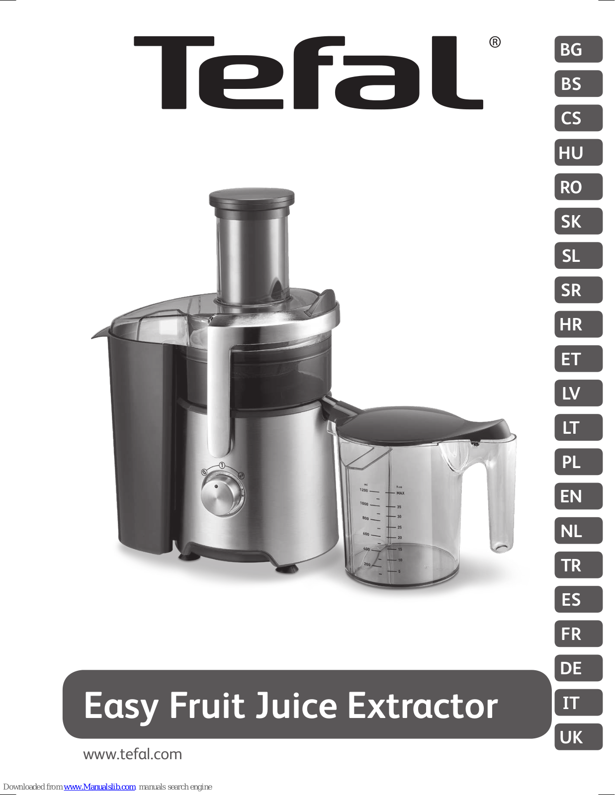 TEFAL Easy Fruit User Manual