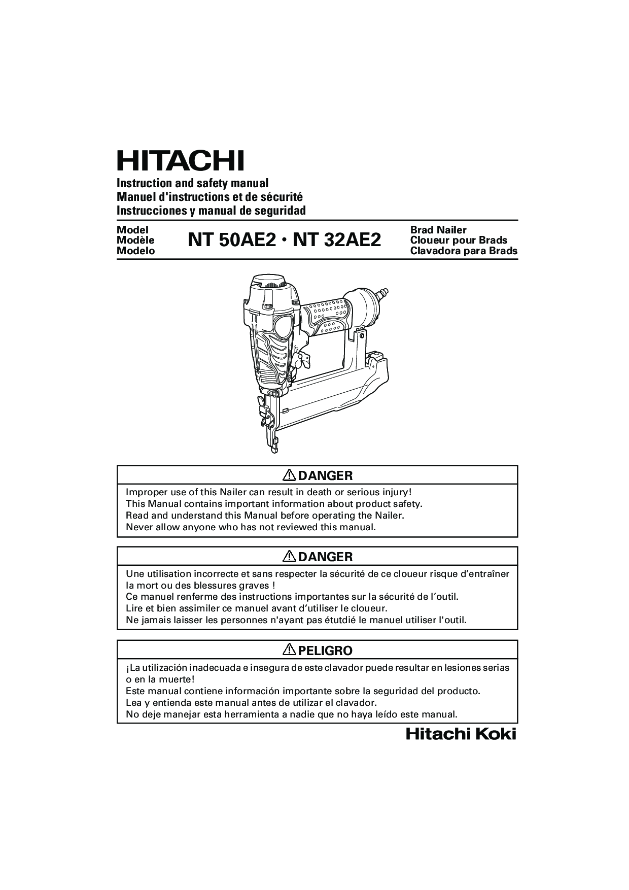 Hitachi NT 50AE2, NT 32AE2 User Manual