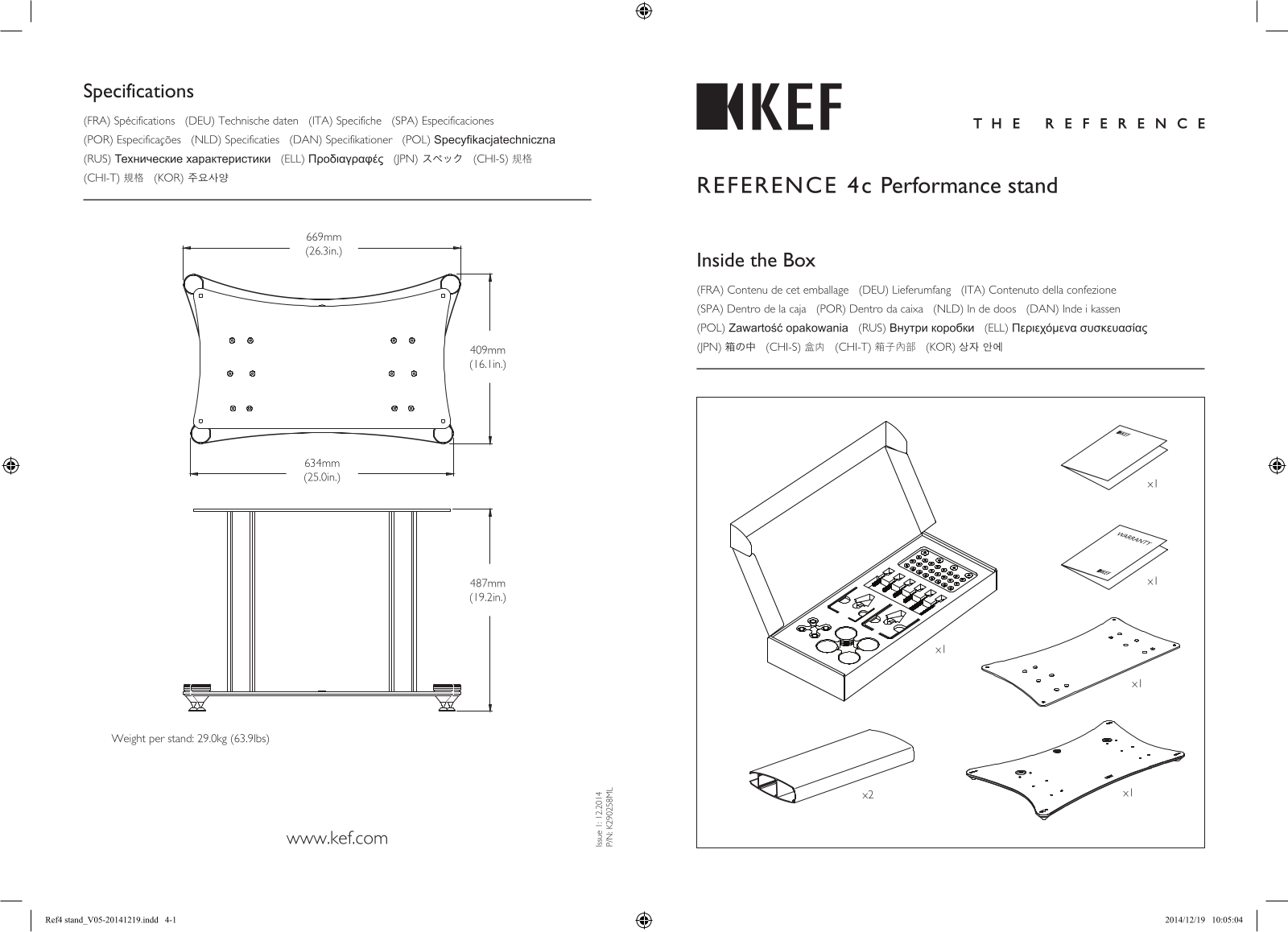 KEF Stands Reference 4c reference4c_stand_en.pdf - ManualMachine.com