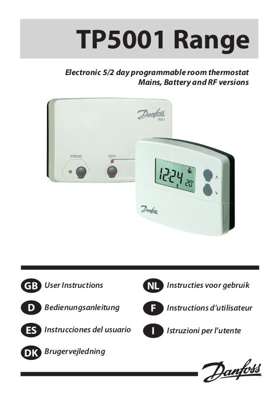 Danfoss TP5001 User Manual