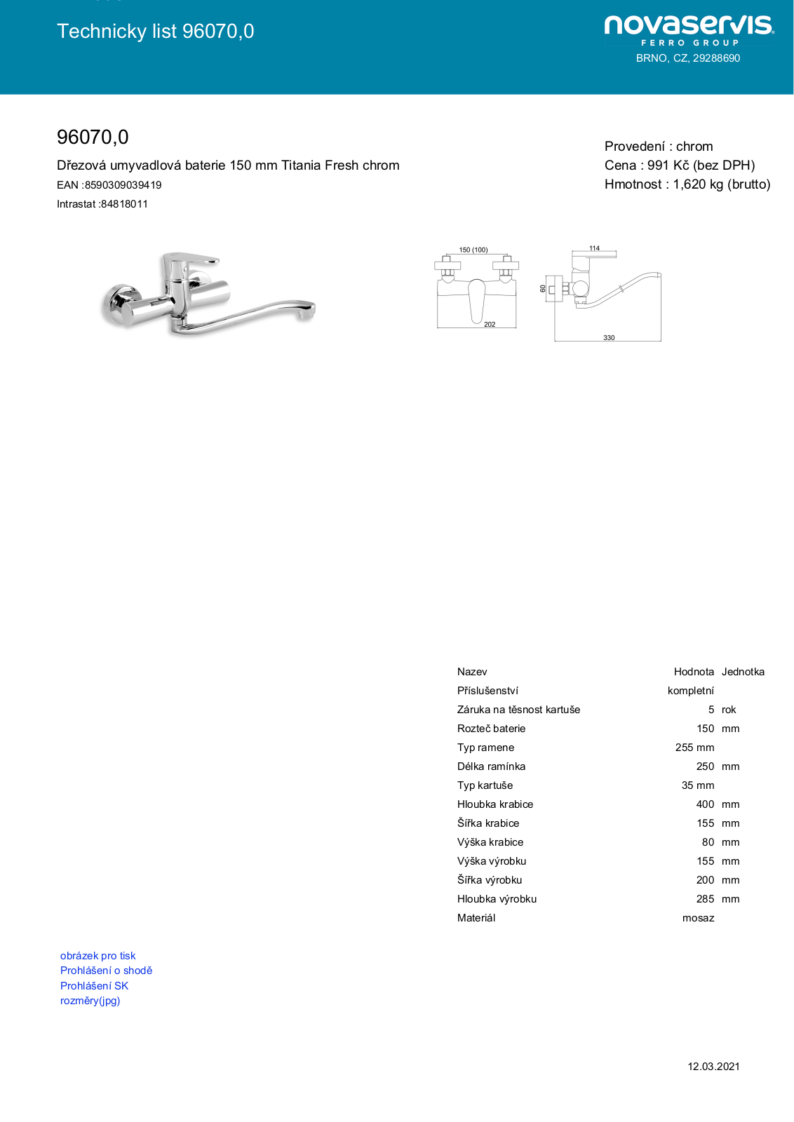 Novaservis 96070.0 User guide - ManualMachine.com
