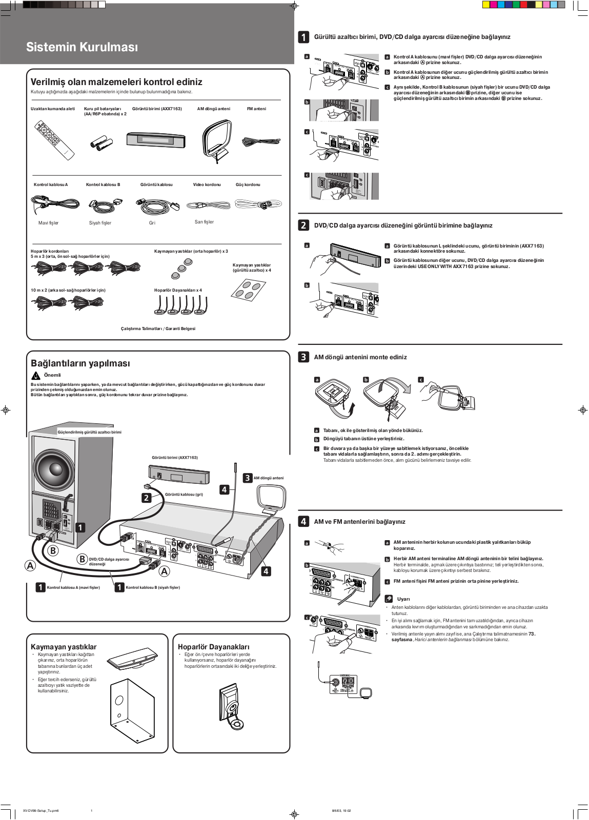 Pioneer RCS-99H, XV-DV99 User Manual