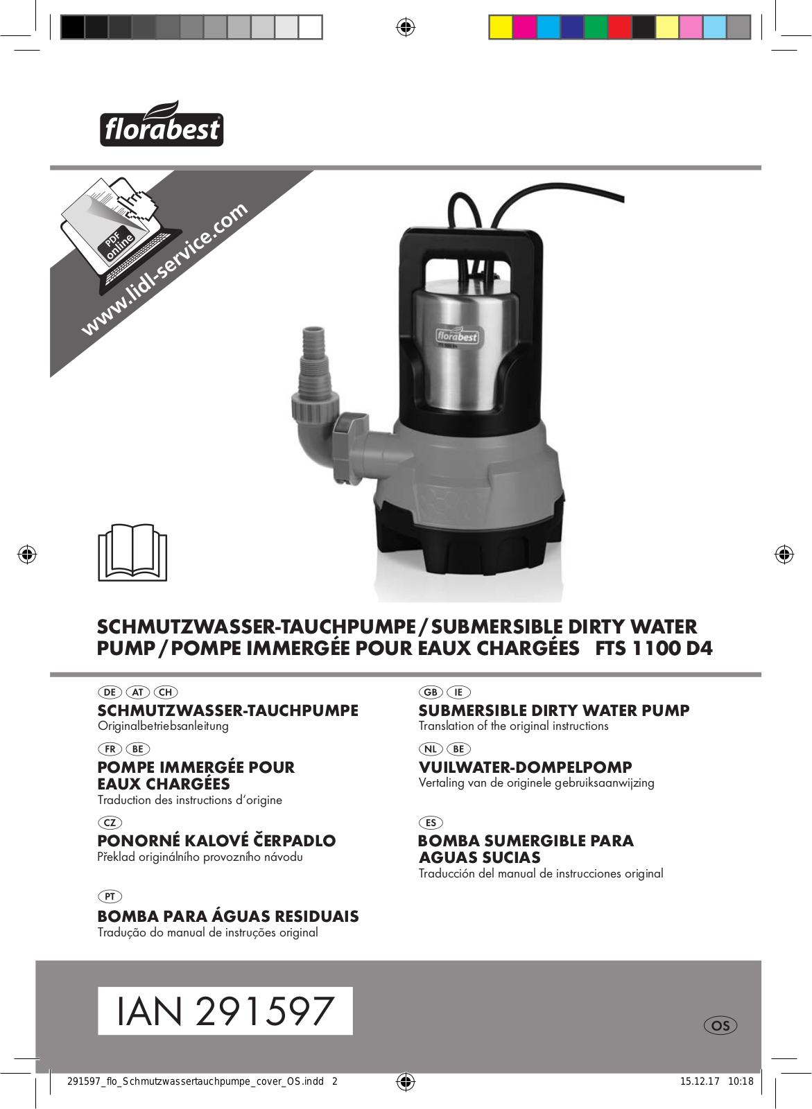 FLORABEST FTS 1100 D4 Translation Of The Original Instructions