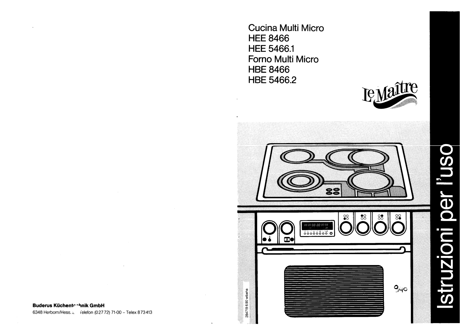 Juno HEE 8466, HEE 5466.1, HBE 8466, HBE 5466.2 User Manual