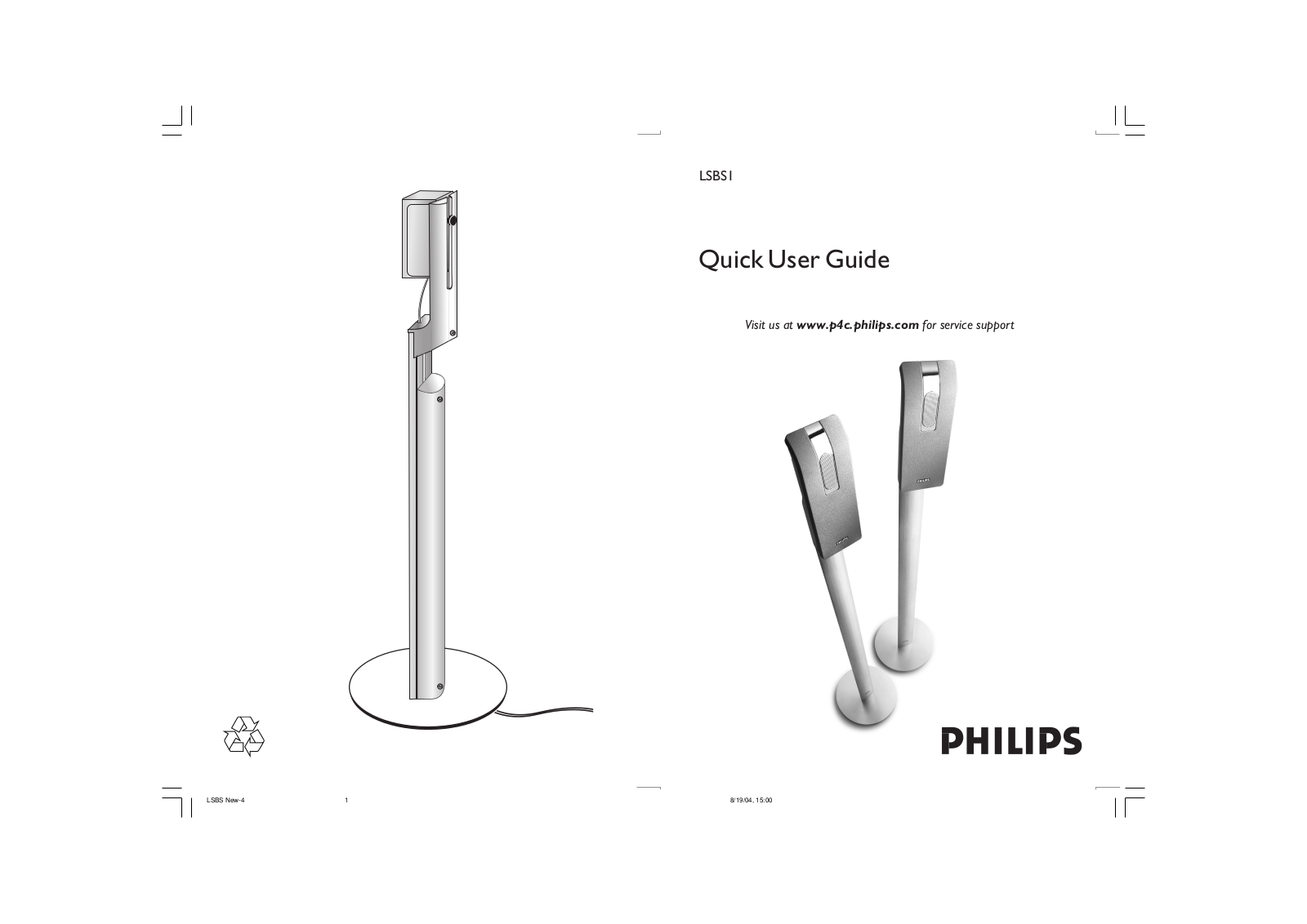 Philips LSBS1/00 quick start guide - ManualMachine.com