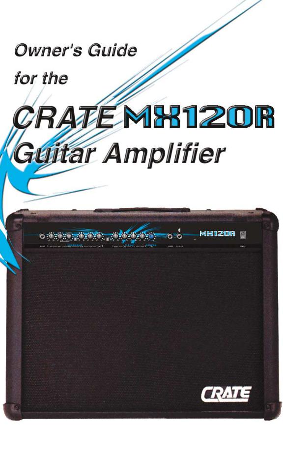 Crate Amplifiers MX120R User Manual